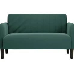vidaXL Zweisitzer-Sofa Dunkelgrün 109 cm Samt